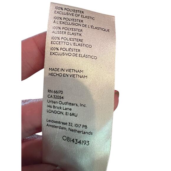 NWT Free People Top Women’s M Red Orange Floral Cropped Blouse Fall Colors - Picture 12 of 13